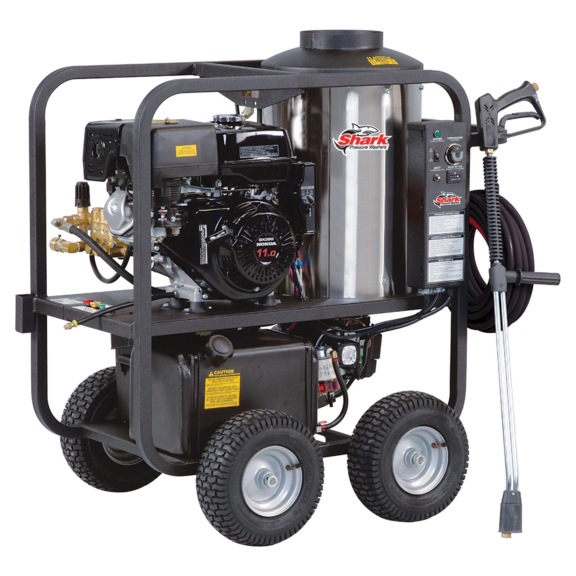 Karcher Gas-Powered Hot Water Pressure Washer — Honda Engine, 3 GPM, 3,000 PSI, Model# SGP-303037 9HP